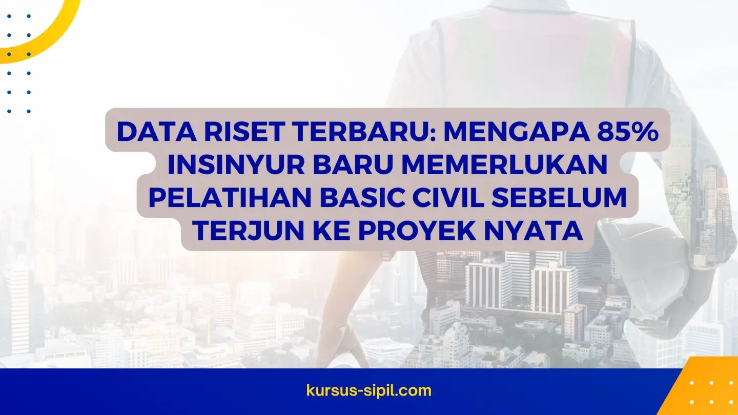 Riset: 85% Insinyur Baru Butuh Pelatihan Basic Civil