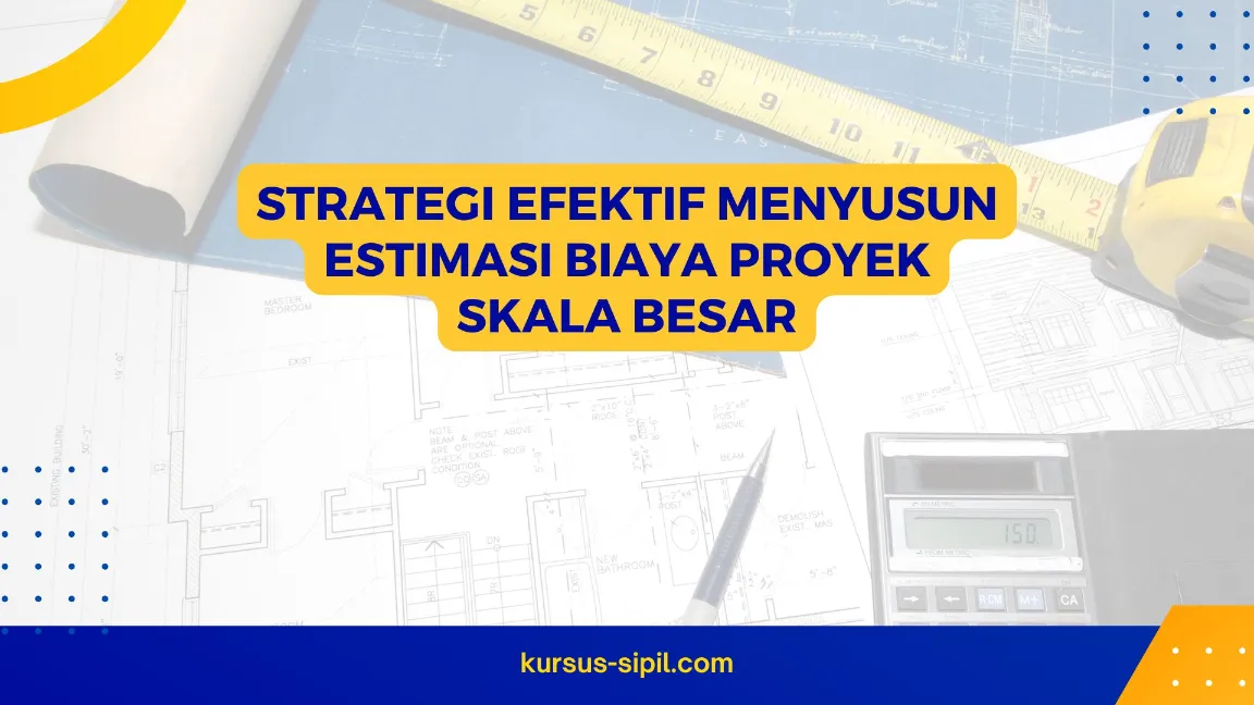 Strategi Efektif Menyusun Estimasi Biaya Proyek Skala Besar