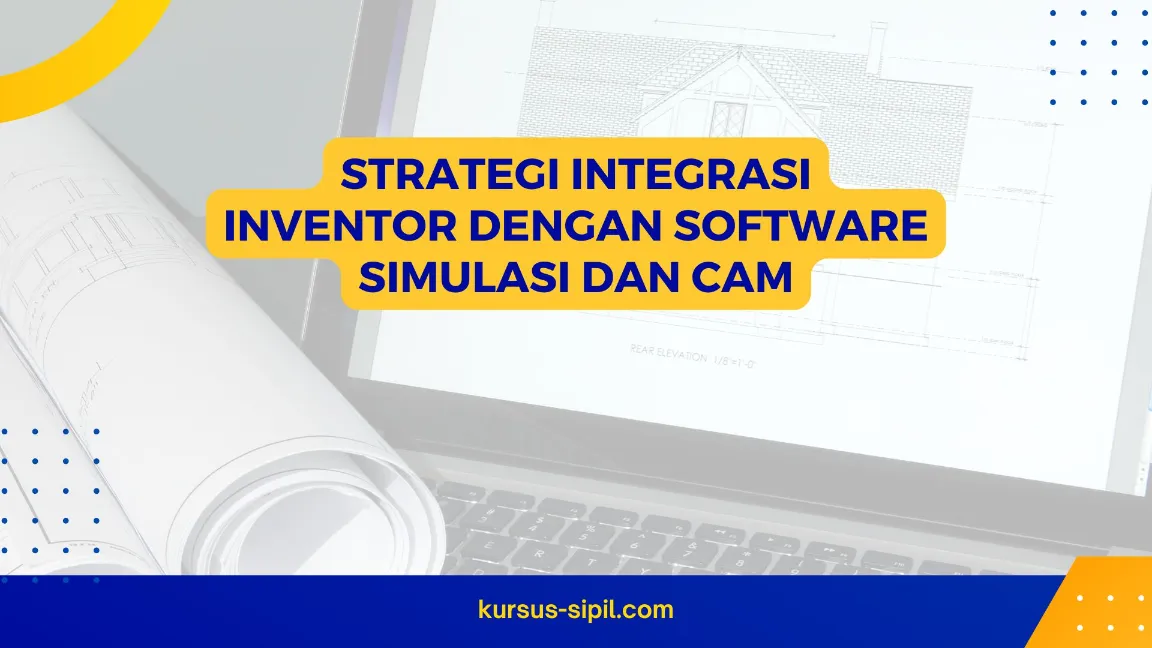 Tools integrasi Inventor dengan simulasi/CAM